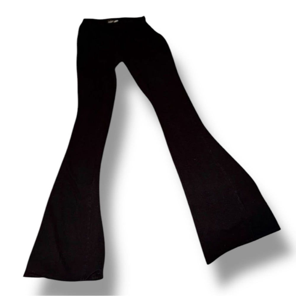SHEIN Pants Black Activewear Flare Leggings Yoga Size Medium EUC 🍭 - Picture 3 of 13